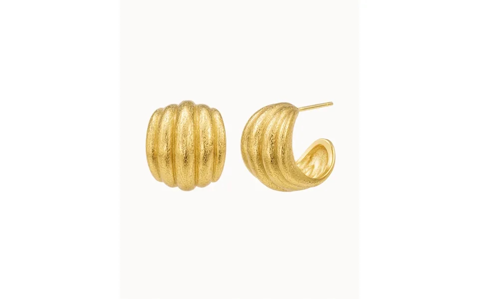 Coil Earrings - Forgyldt