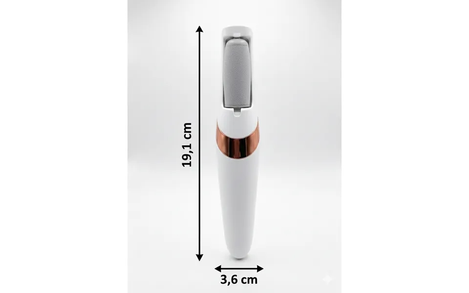 Elektrisk Fodfil Hvid