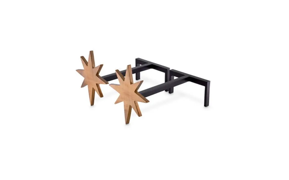 Star Andiron Messing 2-pak