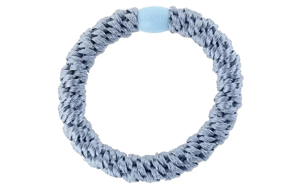 By Stær Braided Hairtie - Basic Grå Blue