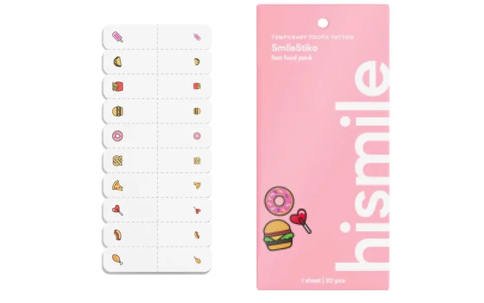 Hismile Smilestika Fast Food Pack - 20 Pcs