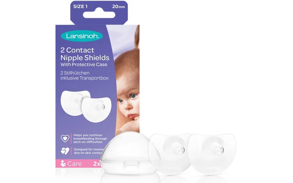 Lansinoh Contact Nipple Shields 20 Mm - 2 Pieces