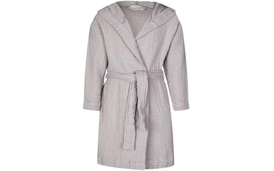 Lille Kanin Bathrobe Muslin 3-4 Years - Brown Smoke