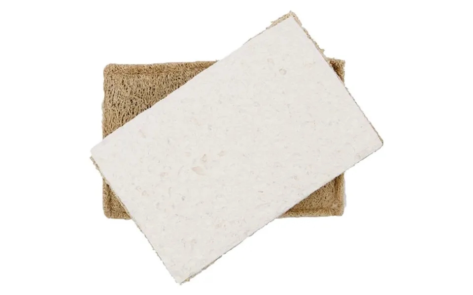 Meraki Cleaning Sponge Reseda 100% Natural Wood Pulp - 2 Pieces