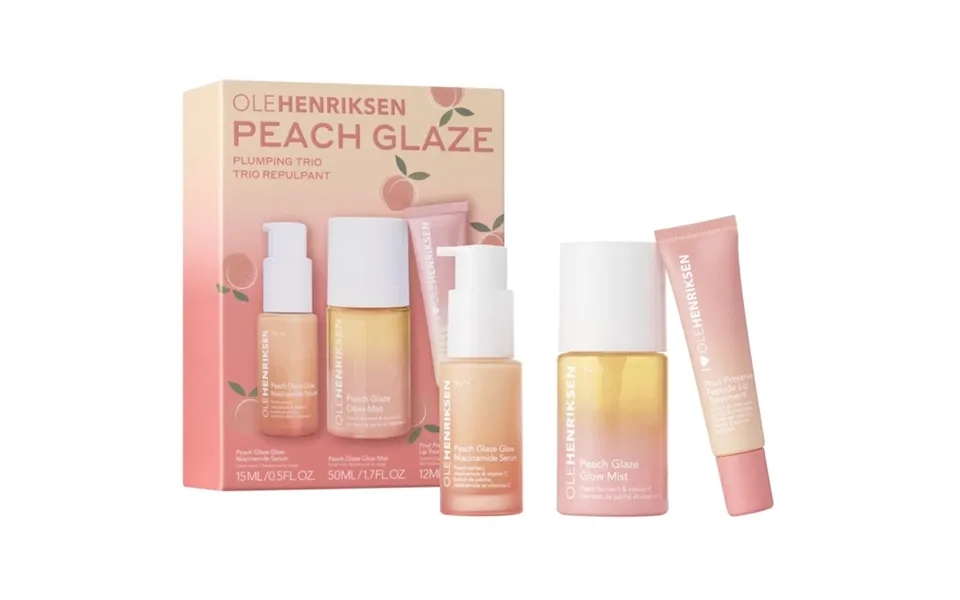 Ole Henriksen Peach Glaze Plumping Trio Gift Set Limited Edition