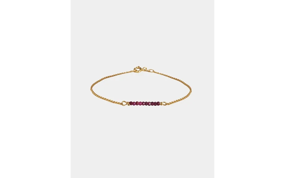 Adelperga - Armbånd Med Rubiner