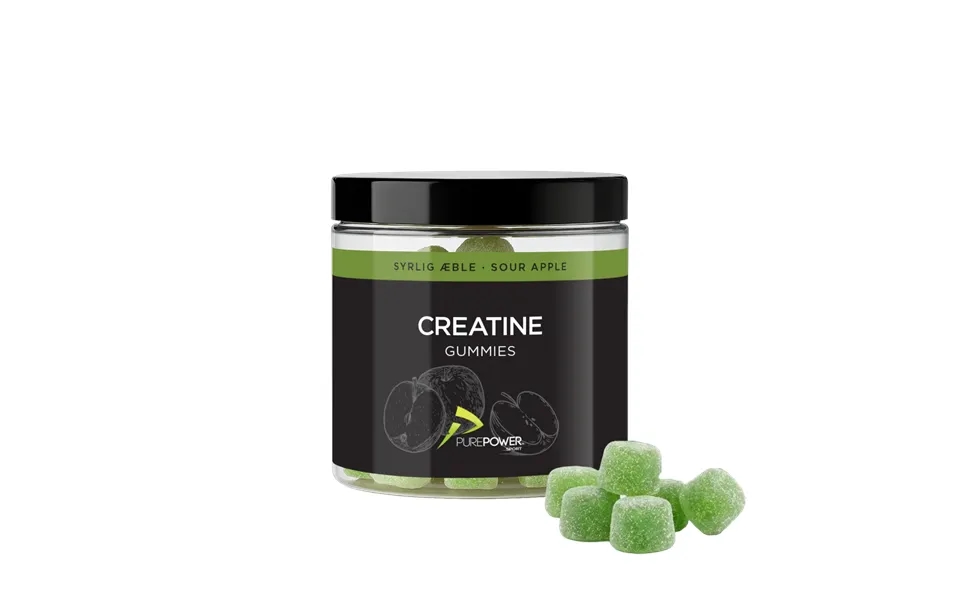 Purepower Kreatin Vingummi Sour Æble