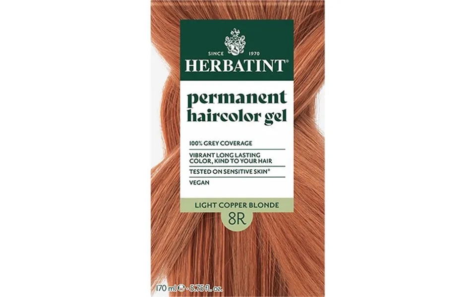 Herbatint 8r Hårfarve Light Copper Blonde - 170 Ml