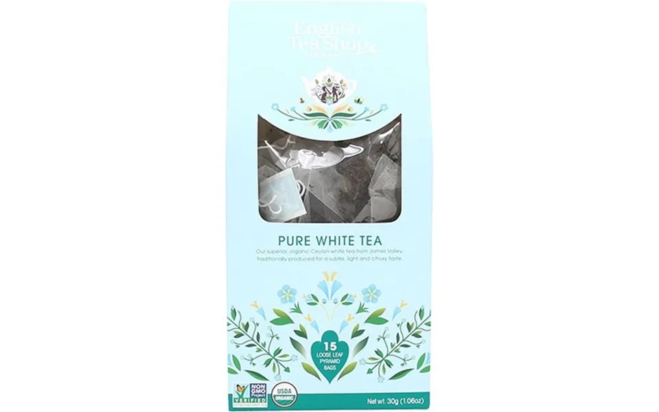 Pure White Tea, Økologisk - 15 Breve