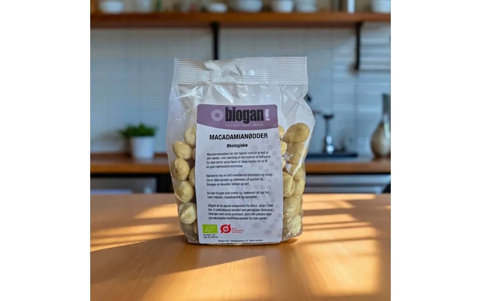 Biogan - Økologiske Macadamianødder 400g