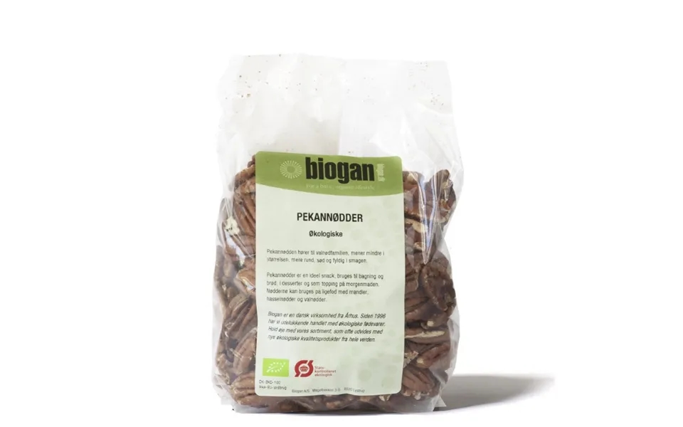 Biogan - Økologiske Pekannødder 400g