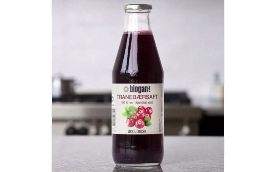 Biogan - Økologiske Tranebærsaft