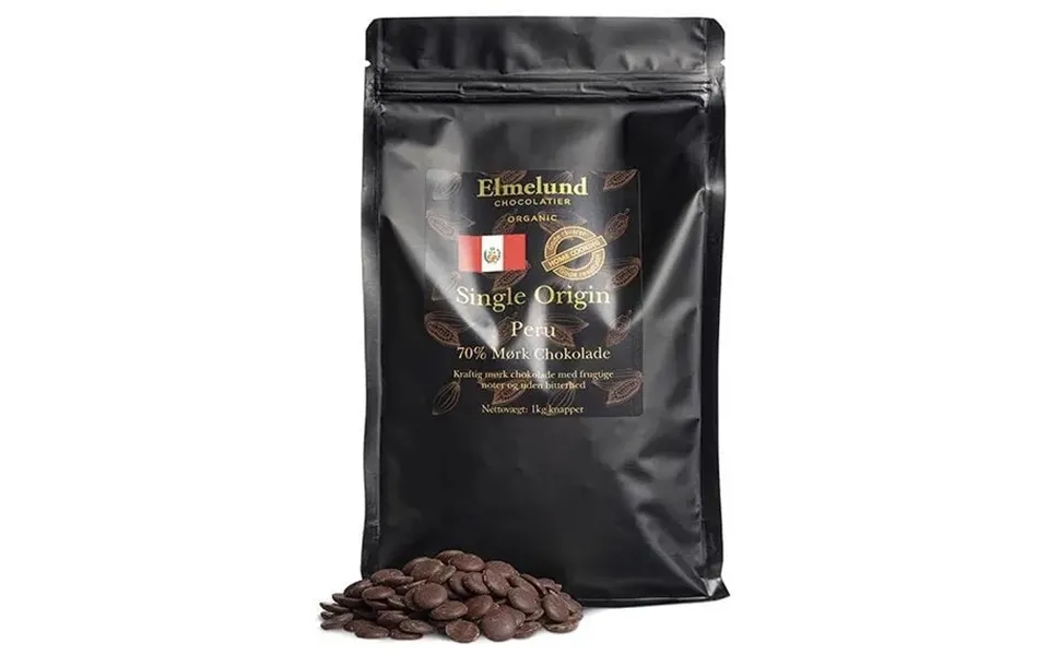 Elmelund Chocolatier - Økologiske Chokolade Knapper