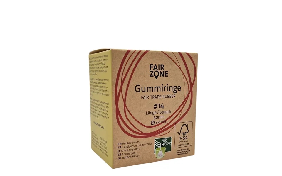 Fair Zone - Natur Gummibånd 32mm
