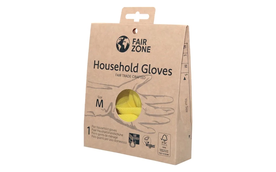 Fair Zone - Rengøringshandsker I Str. M