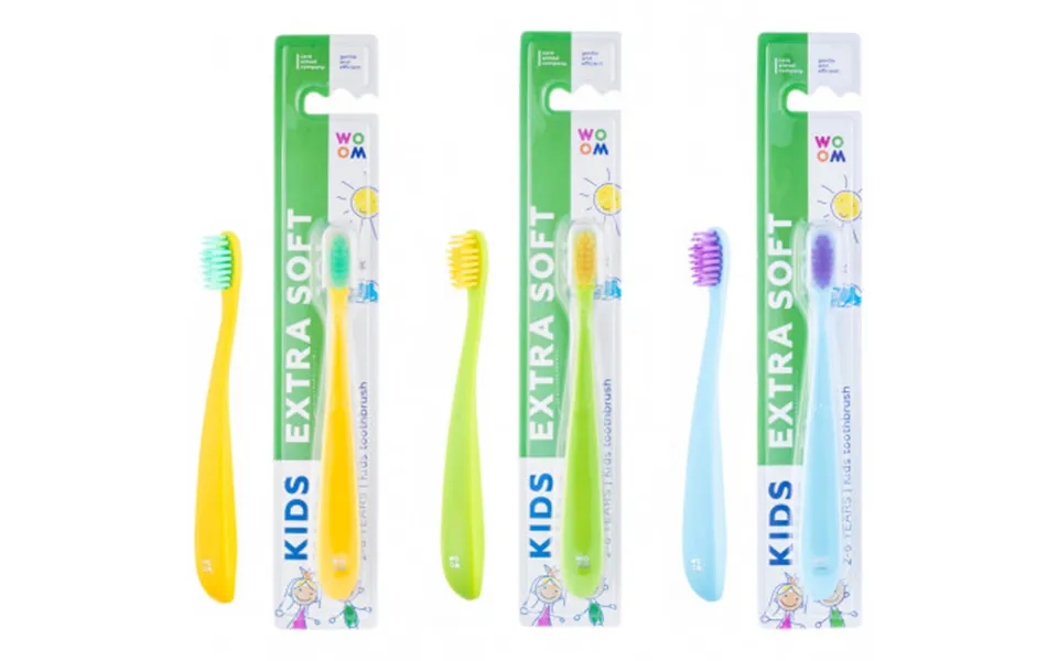 Woom - Kids Tandbørste Extra Soft 2-6 År