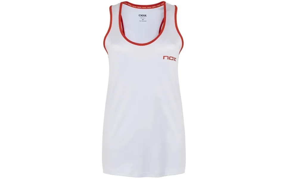 Nox Dametop White W. Red Logo - Xl