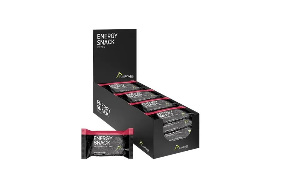 Purepower Energy Snack Hindbærsmag 1 Stk Af 60 Gram