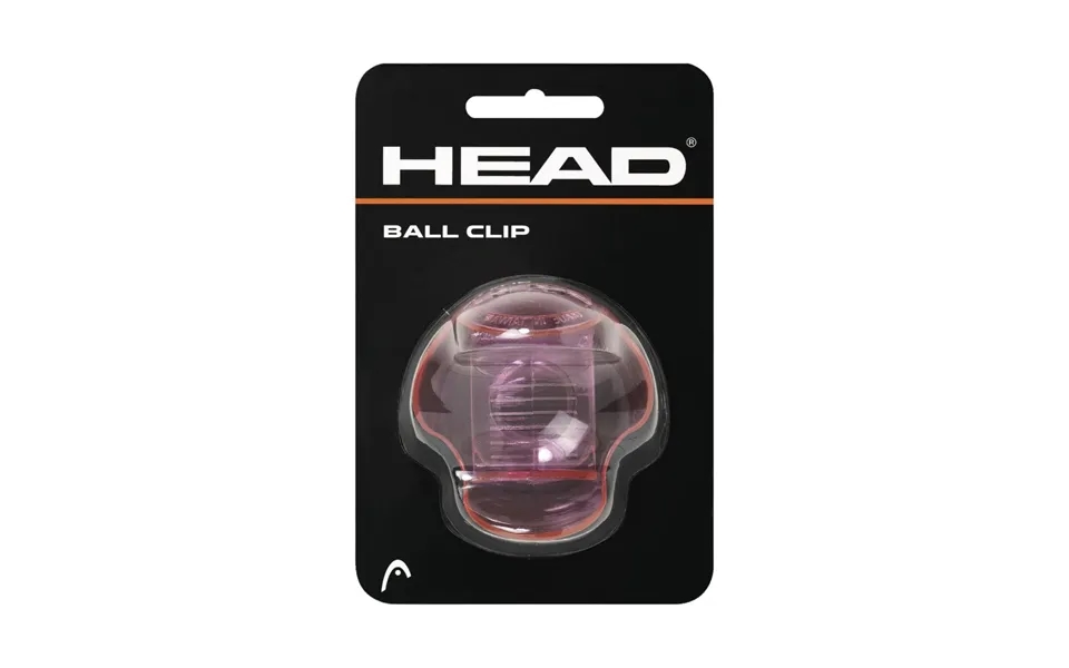 Head Ball Clip Clear Pink