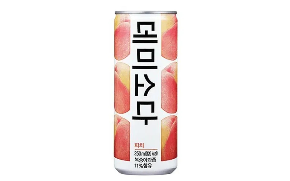Demisoda Peach Soda Drink 250 Ml. - Sodavand