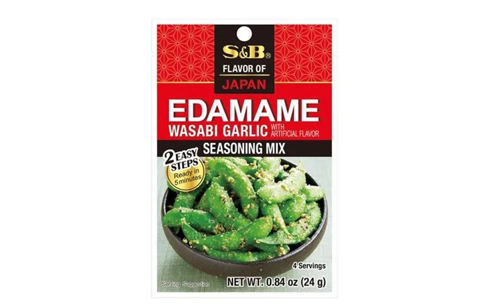 Edamame Wasabi Garlic Seasoning Mix 24 G. - Krydderiblandinger