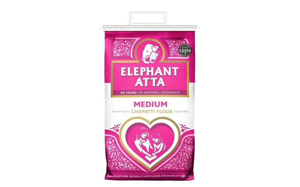 Elephant Atta Medium Chapatti Flour 5 Kg. - Mel