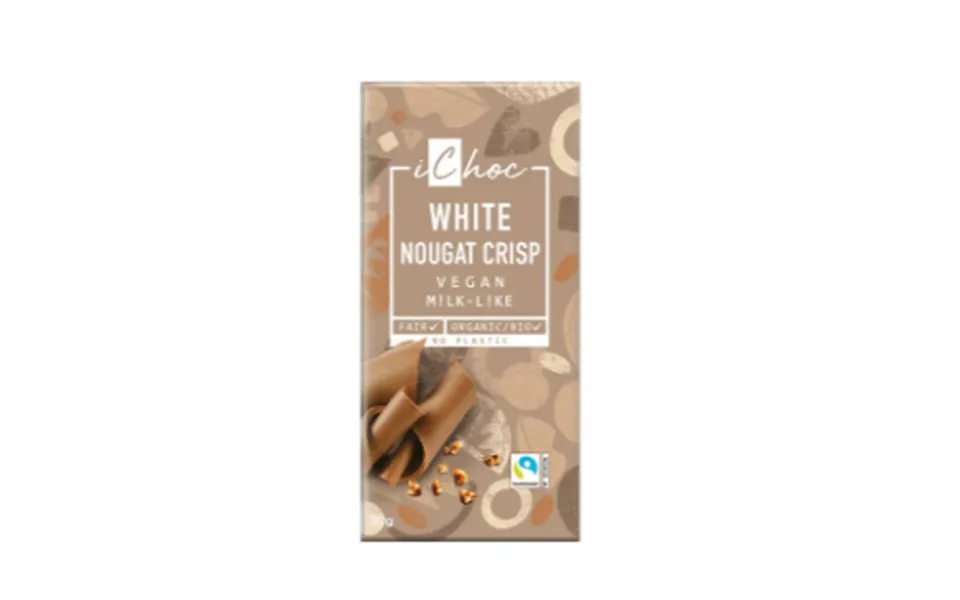Ichoc White Nougat Crisp 80 G. - Kiks Og Kager