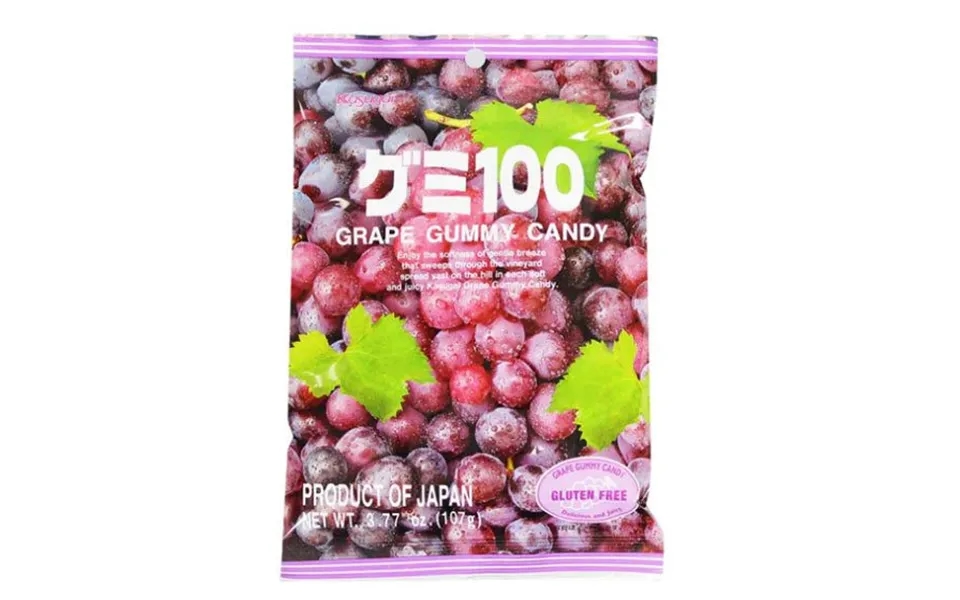 Kasugai Gummy Grape 107 G. - Slik Og Søde Sager