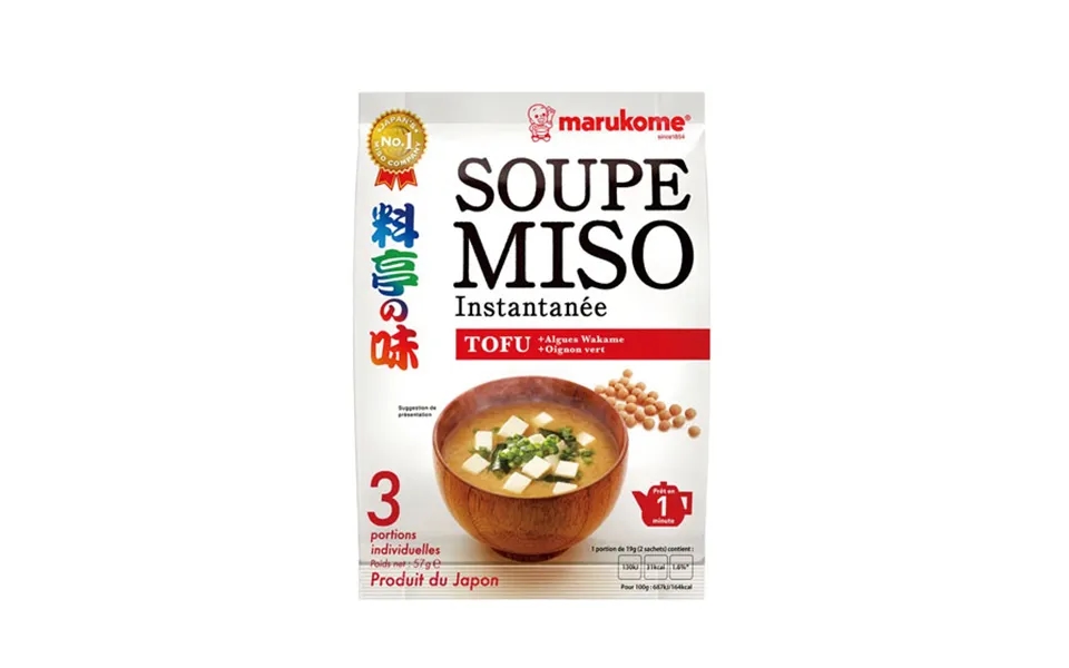 Marukome Miso Soup Paste Tofu 57 G. - Miso Paste Misu Pasta