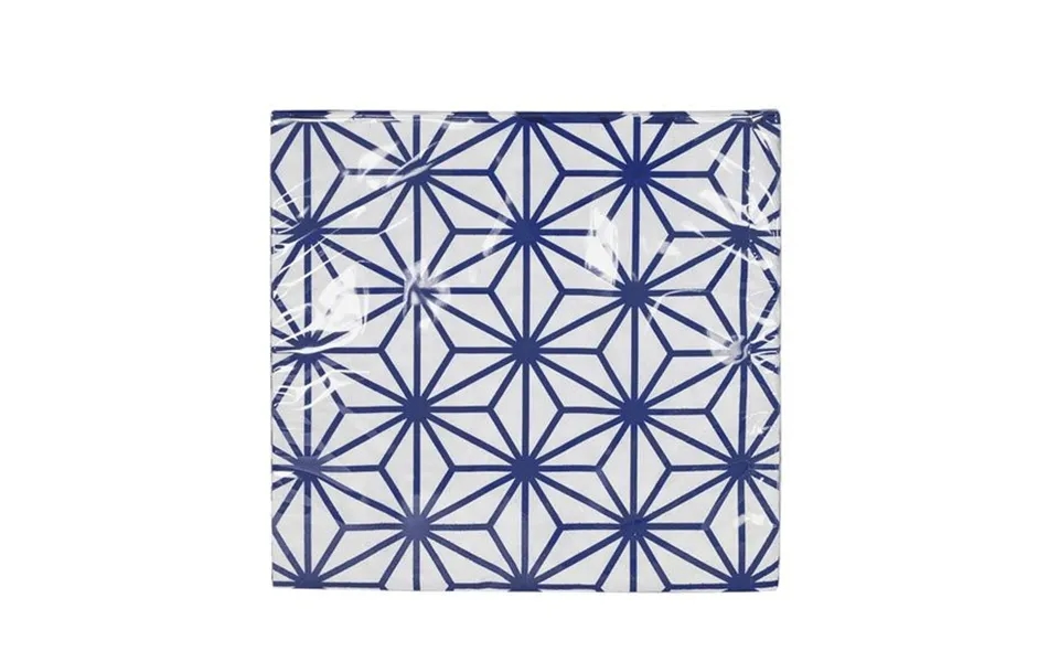 Servietter 33x33cm Nippon Blue Star-wave 20 Stk. - Service