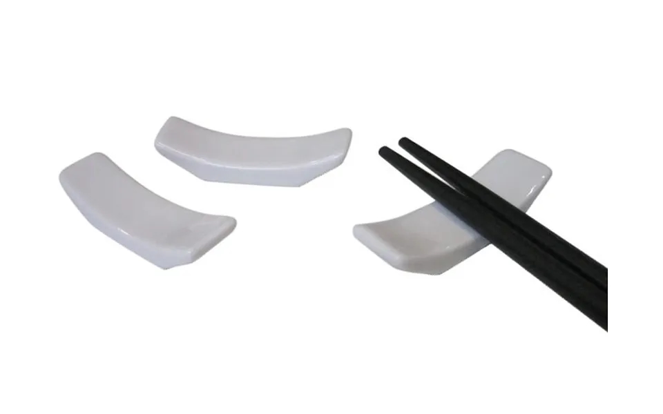 Spisepindeholder Hvid 6x2cm. - Sushi Spisepinde