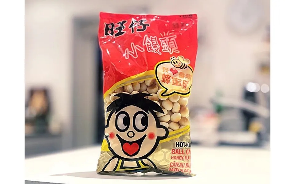 Want Want Hot Kid Ball Cake Honey Flavour 210 G. - Kiks Og Kager