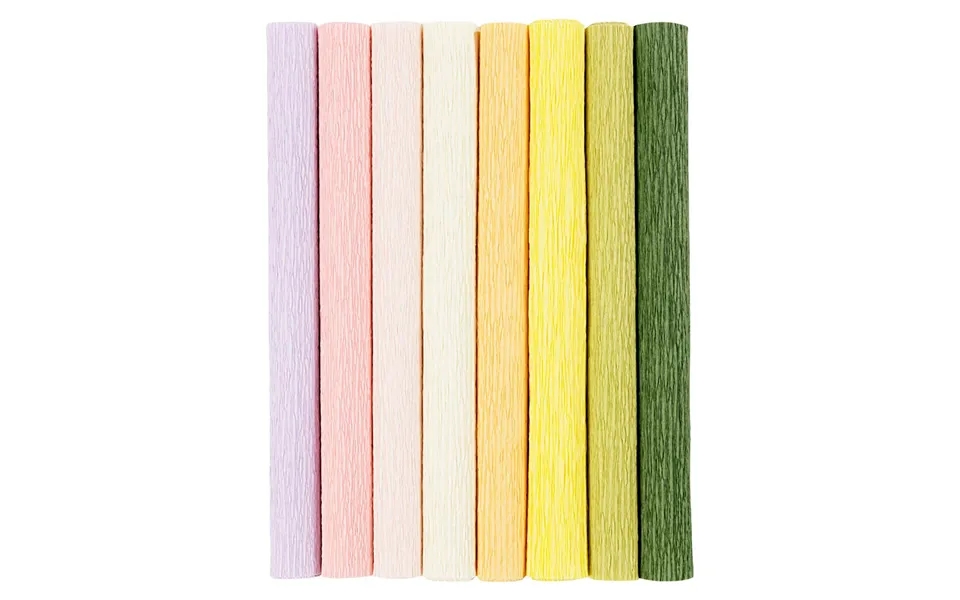 Creativ Company Crepepapir Pastel 8 Ark