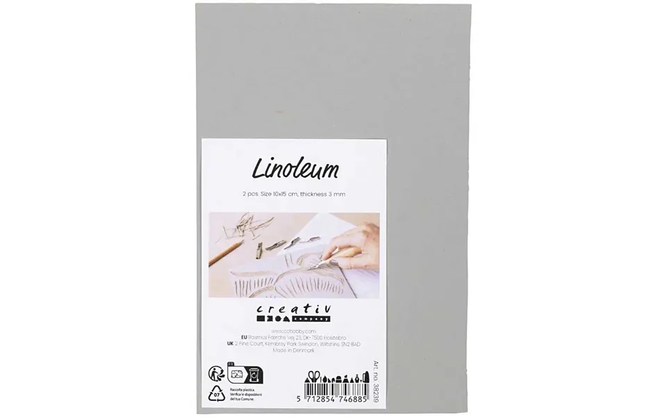 Creativ Company Linoleum 10x15 Cm 2-pak