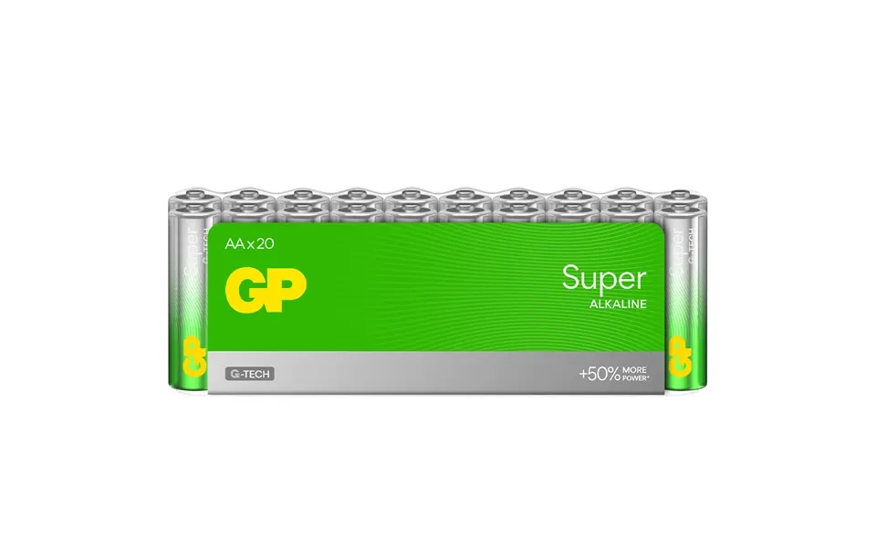 Gp Batteries Batteri Super Alkaline Aa 20-pak