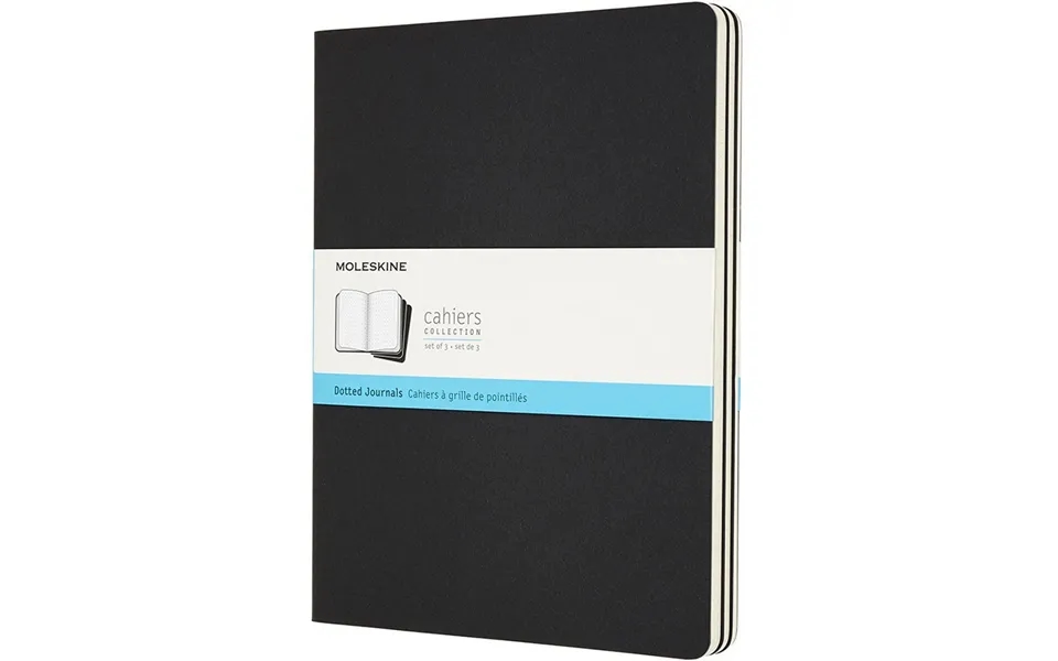 Moleskine Cahier Notebook Xl Black Dotted