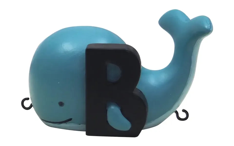 B Bogstav Med Blåhval Til Navnetog