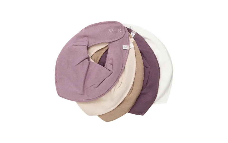 Bandana Bib 5-pak - Elderberry