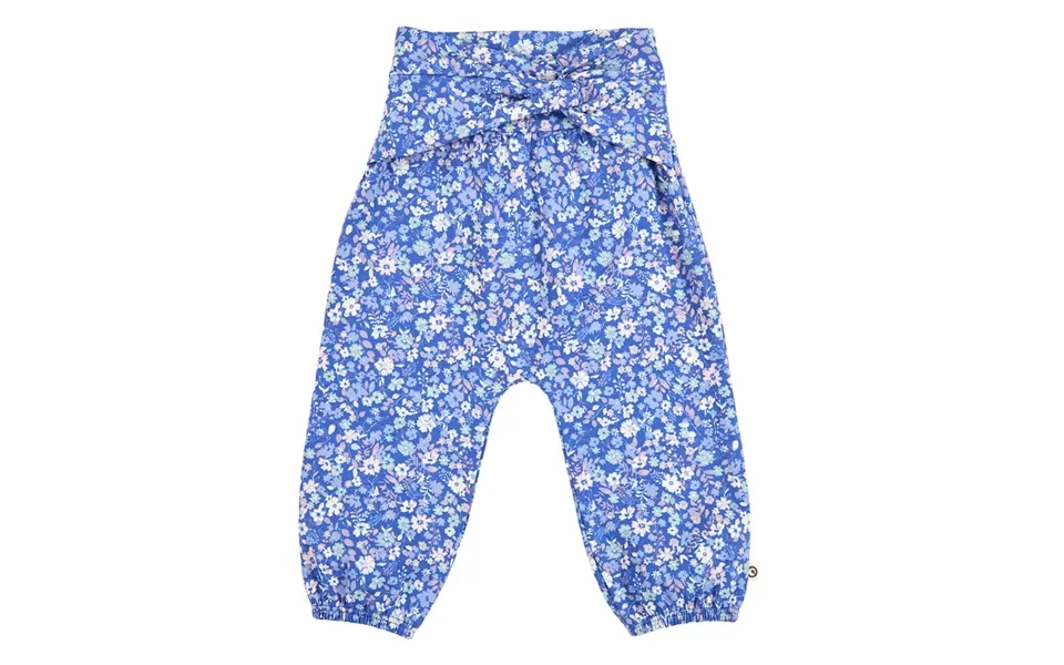 Primrose Blomstrede Bukser - Azure Blue Nectar Tofu