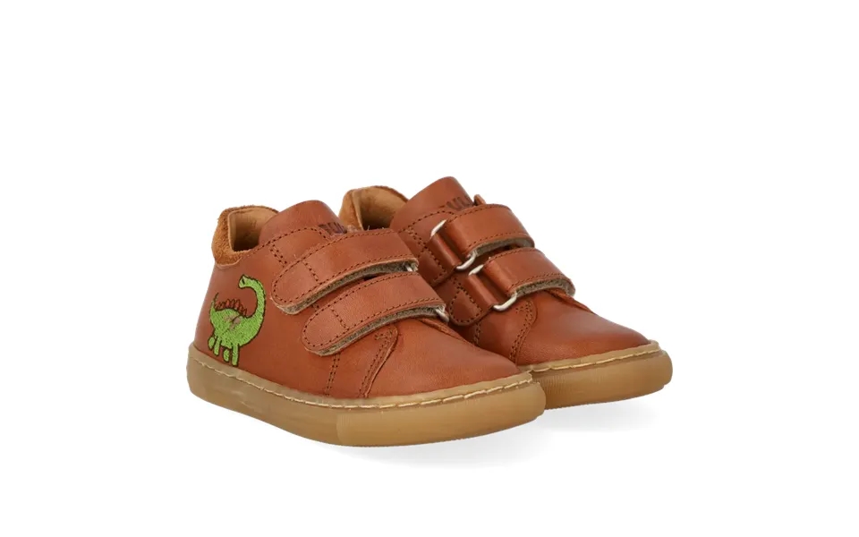 Sneaker M. Dino Broderi - Cognac Cognac