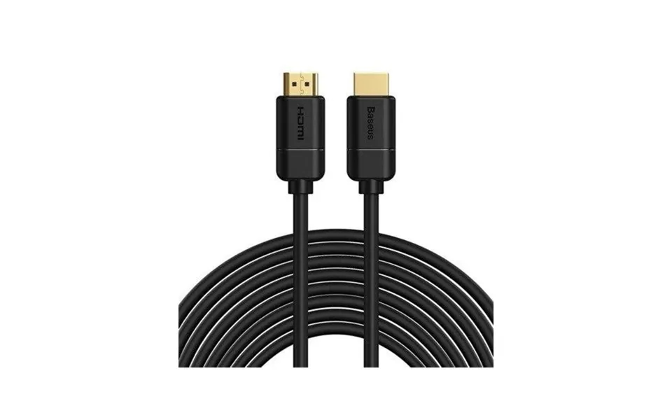 Baseus 2x Hdmi 2.0 4k 30hz Cable 3d Hdr 18gbps 8m Black