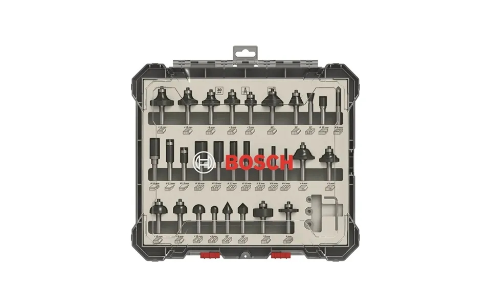 Bosch Bitsæt Til Fræsejern - 30 Dele