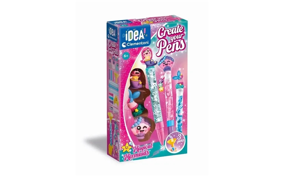 Clementoni Idea Make Your Own Pens - Magical Mermaids