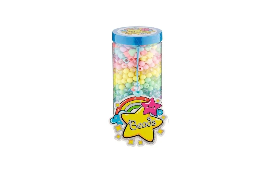 Creative Craft Group Rainbow Beads In Jar