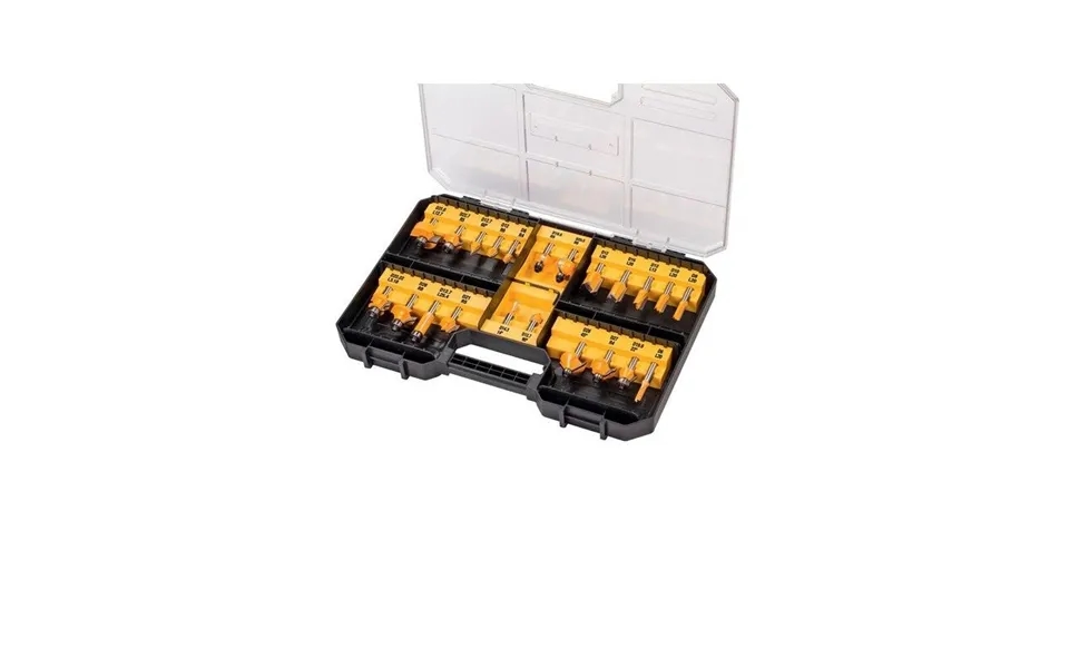 Dewalt 22 Piece Router Bit Set - 8mm Shaft