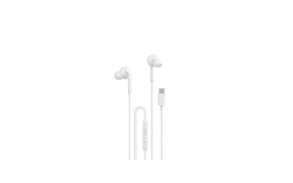 Dudao X3c Wired Usb-c In-ear Headphones 1.2m - White