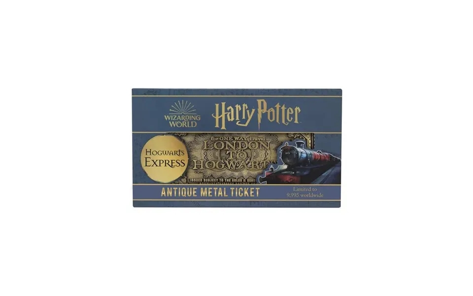 Fanattik - Harry Potter Limited Edition Replica Hogwarts Express Train Ticket