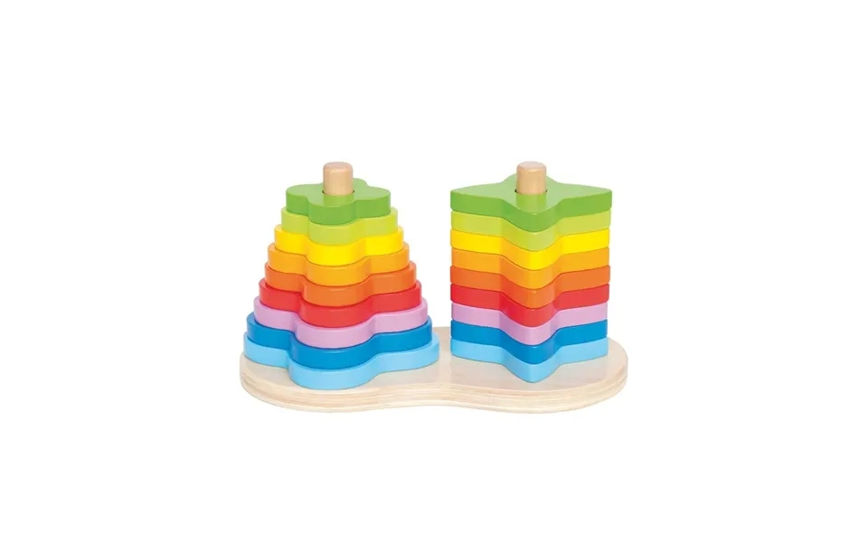 Hape Pile Tower Rainbow