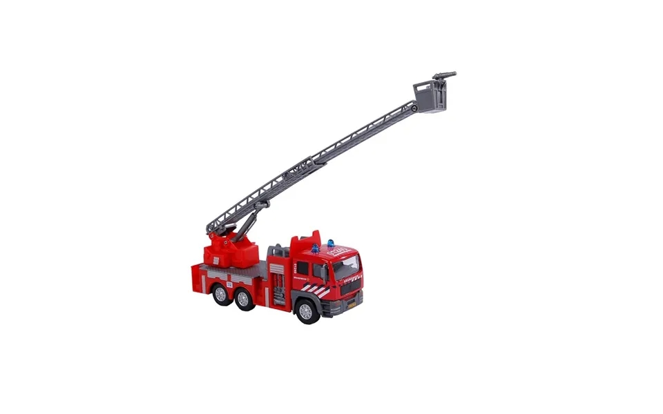 Kids Globe Die-cast Fire Department Ladder Truck Nl 16cm