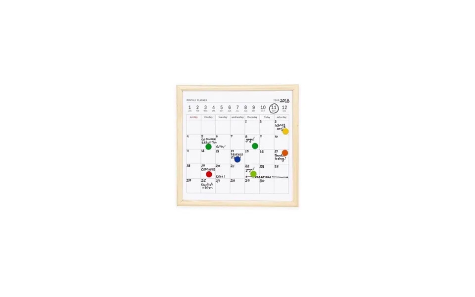 Kikkerland - Mini White Board Calendar Mh76-s